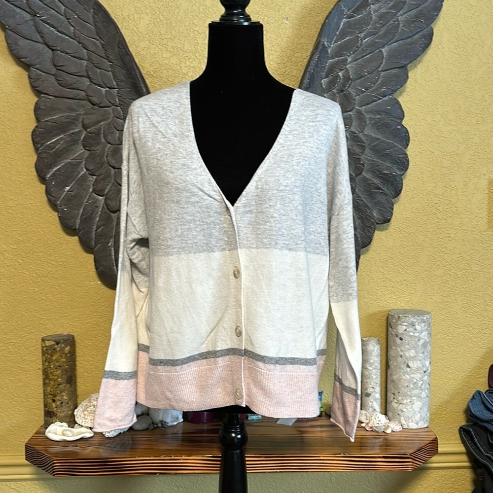 Reitmans Cashmere Button Down Cardigan Sweater